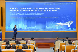 FPT集团技术总监武英秀发表讲话。图自Vietnam+