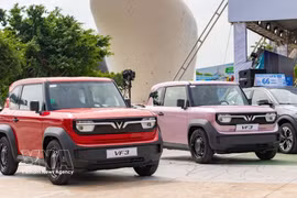 7月份，VF 3成为VinFast产品线中最畅销的车型，交付5564辆。图自越通社