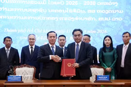 双方签署2026-2030年合作谅解备忘录。图自越通社