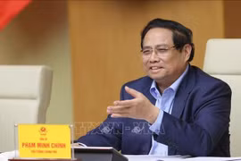 越南政府总理范明政。图自越通社