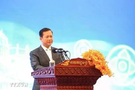 柬埔寨首相洪玛奈亲王。图自越通社