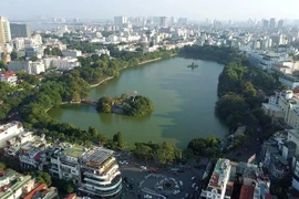河内还剑湖。图自越通社