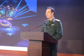 越南人民军广播电视中心主任范文秀少将。图自越通社