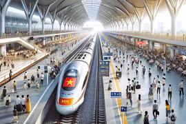 北南高速铁路效果图。图自投资报