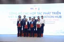 组委会公布越南与各合作伙伴旨在发展越南创新生态系统及战略技术产业的合作方向。图自越通社