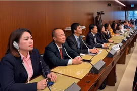 南常驻联合国、世界贸易组织及日内瓦其他国际组织代表团。图自越通社