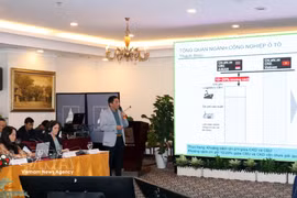 研讨会现场。图自越通社