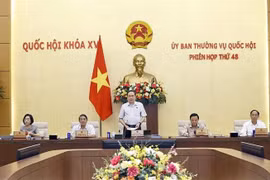 越南国会常委会第48次会议开幕。图自越通社