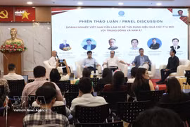 研讨会现场。图自越通社
