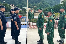 越中两国联合巡逻管控 确保边境安全。图自人民军报
