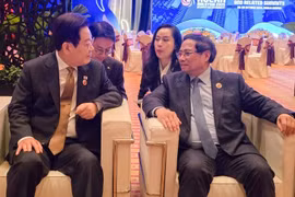 范明政总理会见韩国总统李在明。图自越通社