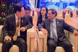 范明政总理会见韩国总统李在明。图自越通社