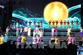 文艺表演节目。图自越通社