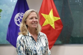 世界银行驻越南、柬埔寨和老挝首席代表玛丽亚姆·谢尔曼。图自越通社