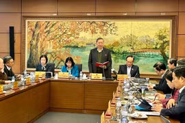 越共中央总书记苏林发表讲话。图自越通社