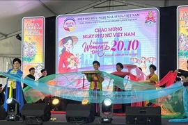 “越南之美传递爱意”文艺演出隆重举行。图自越通社