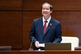 教育部部长阮金山。图自VOV