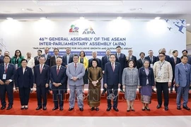 与会代表合影。图自越通社