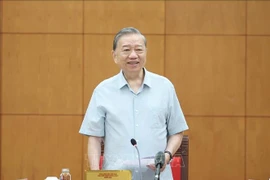 越共中央总书记苏林。图自越通社