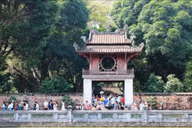 河内文庙国子监。图自越通社