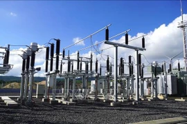 广治海英风电厂的重要技术主体工程已基本完成。图自越通社