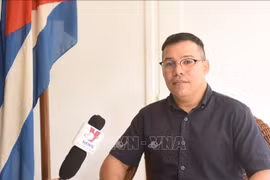 古巴国际政策研究中心高级研究员鲁维斯莱·冈萨雷斯·萨埃斯。图自越通社