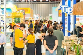 参加2024年越南国际采购博览会的企业。图自Vietnam+