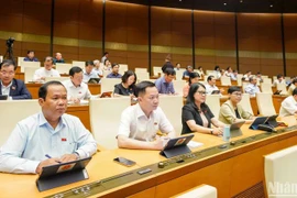 第十五届国会第九次会议：聚焦民营经济发展机制与政策。图自越通社