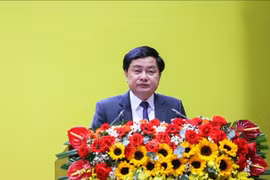 西宁省省委书记阮文决在大会开幕式上发表讲话。图自越通社