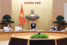 越南政府总理范明政主持召开9月政府立法工作专题会议。图自越通社
