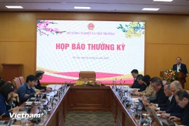 农业与环境部于1月6日下午举行例行新闻发布会。图自Vietnam+