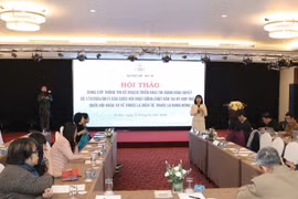 研讨会场景。图自越通社