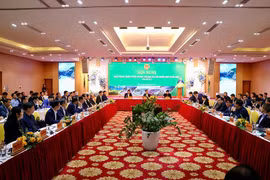 会议场景。图自越通社