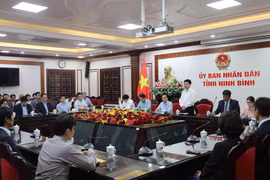 座谈现场。图自越通社