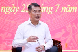 越南政府总理黎明兴发表讲话。图自越通社
