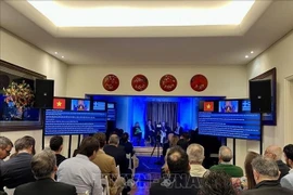 研讨会现场。图自越通社