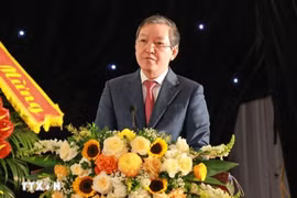 越南农民协会主席梁国团。图自越通社