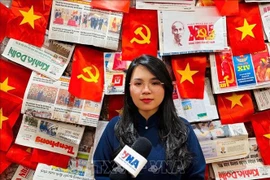 香港城市大学博士后研究员黎氏琼花。图自越通社