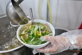 越南牛肉河粉。图自越通社