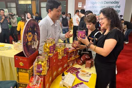 “一乡一品”产品受消费者青睐。图自越通社
