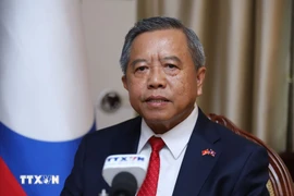 老挝技术与通讯部部长、老越友好协会主席波万坎·冯达拉。图自越通社