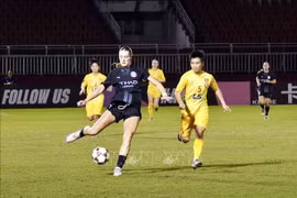 胡志明市女足憾失亚冠女足四分之一决赛种子席位。图自越通社