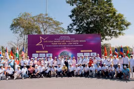第七届旅外越南人高尔夫锦标赛加强越侨凝聚力。图自vnewstoday.com