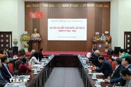 越南-澳大利亚友好协会在河内举行协会第三次全国代表大会（2025-2030年任期）。图自越通社