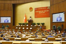 见面会现场。图自越通社