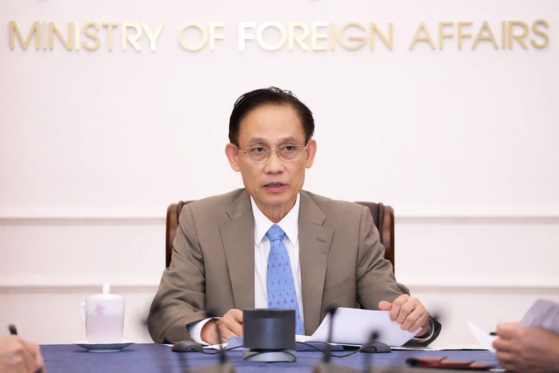 越南外交部长黎怀忠。图自越南外交部