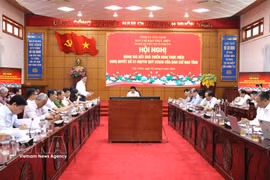 会议场景。图自越通社