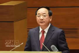 越共中央政治局委员、中央书记处书记、中央宣教与民运部部长郑文决。图自越通社