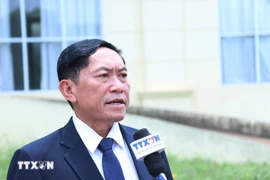 老挝国家通讯社（KPL）社长万那信·西玛冯。图自越通社