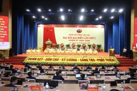 越共老街省第一次代表大会（2025—2030年任期）圆满落幕。图自越通社